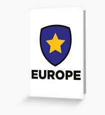 The Union Flag of Europe Greeting Card