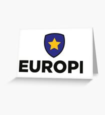 The Union Flag of Europe Greeting Card
