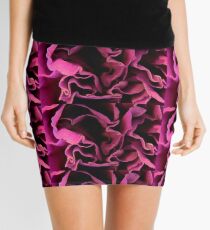 Purple Carnation Mini Skirt