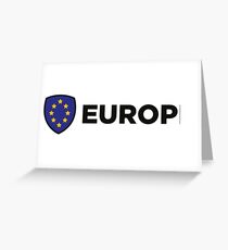 The Union Flag of Europe Greeting Card