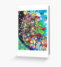 Chaos Two Greeting Card