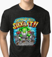 Captain Fat Belly - Unpraktische Joker Vintage T-Shirt
