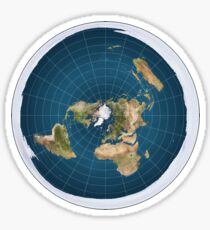 Flat Earth Sticker
