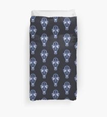 Inverted Fox Skull Duvet Cover