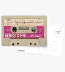 Traurige Pop-Punk-Kassette Postkarten