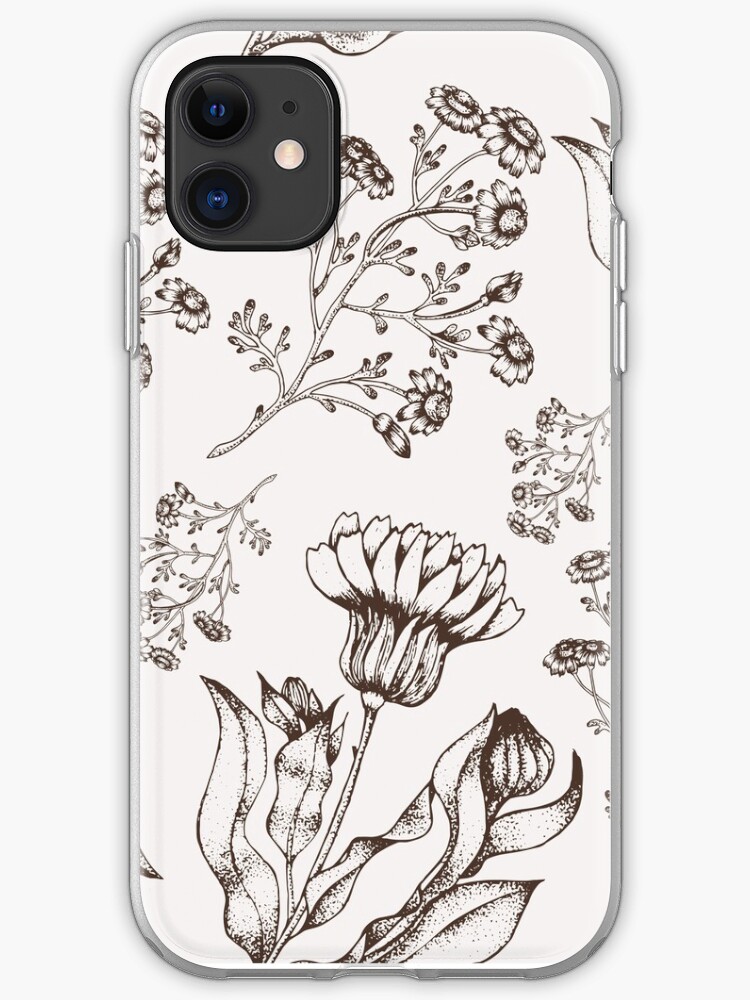Seamless vector illustration with dream catchers iPhone 11 case Seamless vector illustration with dream catchers iPhone 11 case