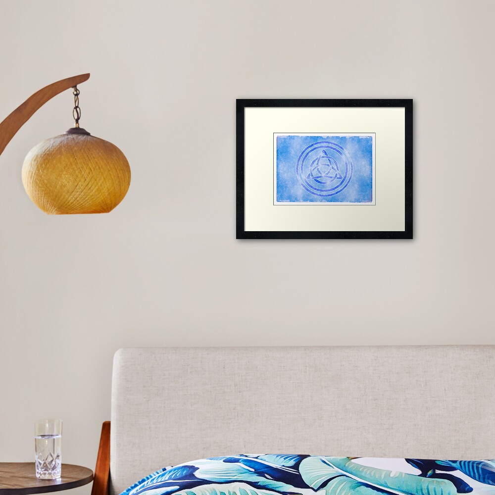 Awen Triqueta Framed Art Print