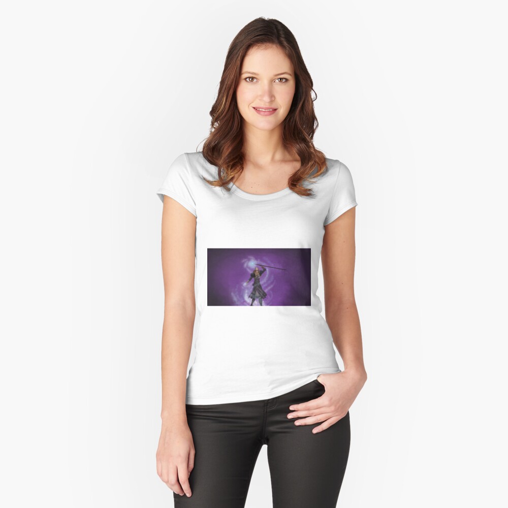 Spirit Healer Fitted Scoop T-Shirt