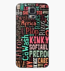 Afro-Haar-Sorgfalt - natürliches Team Hülle & Skin für Samsung Galaxy