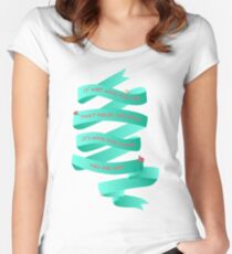 RIBBON Women's Fitted Scoop T-Shirt