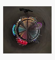 Planet Glasgow at Night Photographic Print