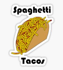 Spaghetti Taco Sticker