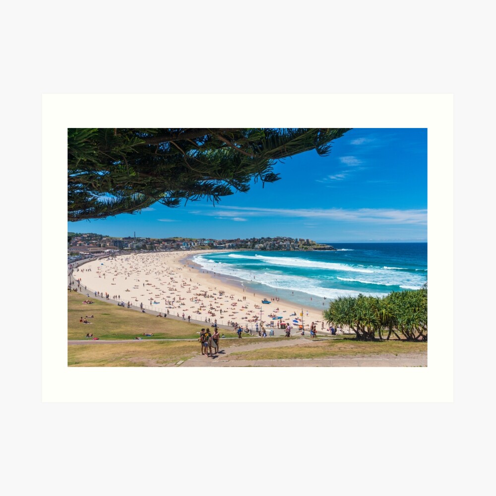 "Bondi Beach" Art Print by DavidMay Redbubble
