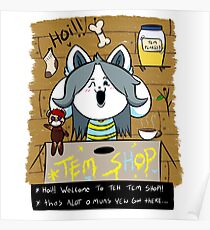 welcome to teh tem shop! Poster