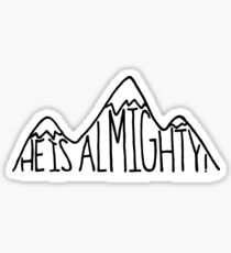 Il est Tout-Puissant Sticker