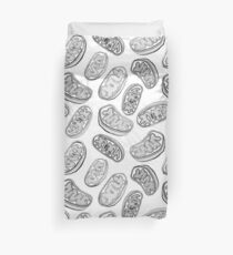 Mitochondria repeating pattern Duvet Cover