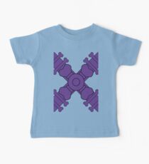 Evil Skeleton Man Chest Plate Baby Tee