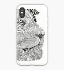 Doodle Lion iPhone Case