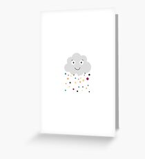 Confetti cloud Greeting Card