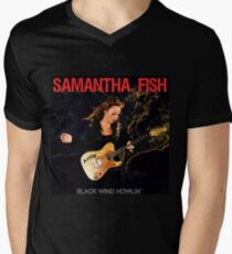samantha fish Men's V-Neck T-Shirt