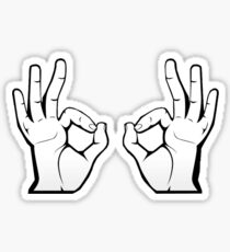 Three Point Goggles Basketball Sticker