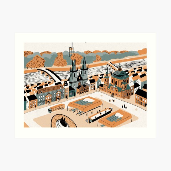 Prague Art Print