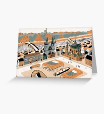 Prague Greeting Card