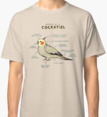 Anatomie eines Nymphensittichs Classic T-Shirt