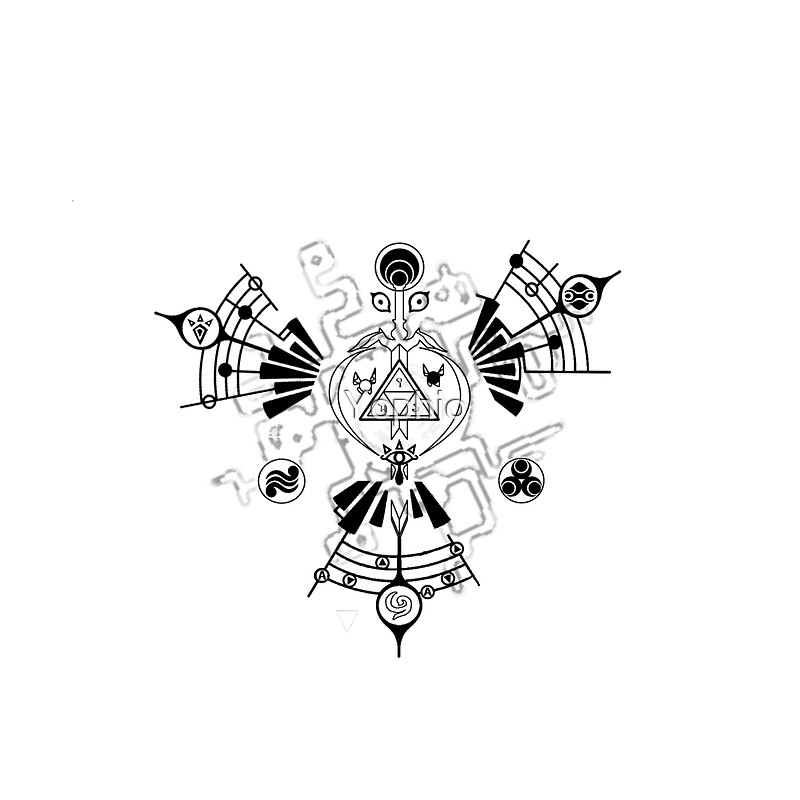 quot majora s mask zelda symbols mashup triforce quot stickers by quot majora s mask zelda symbols mashup triforce quot stickers by