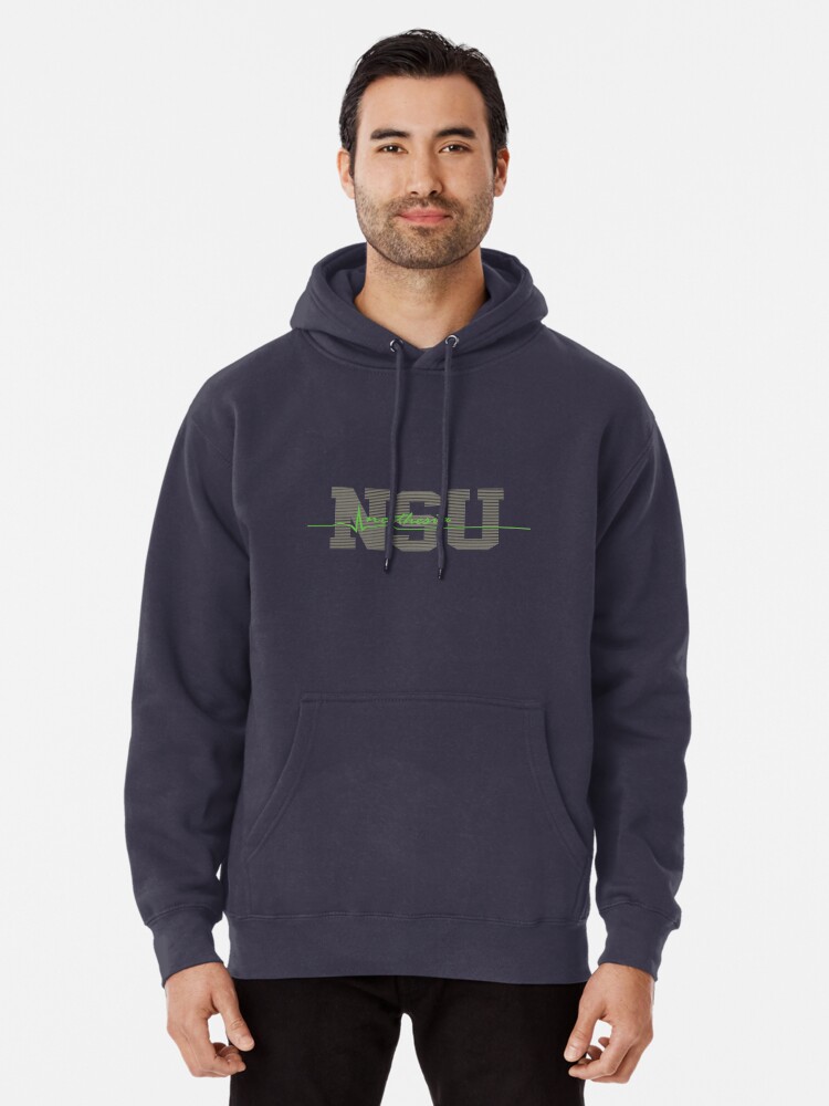 NSU Norfolk State University Game Day Hoodie Sweatshirt Heather Grey 