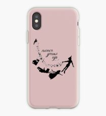 Neverland Never Grow Up iPhone Case