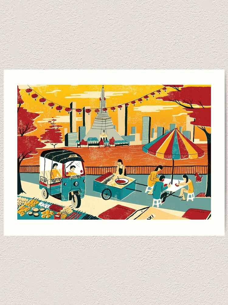 Alternate view of Bangkok Art Print