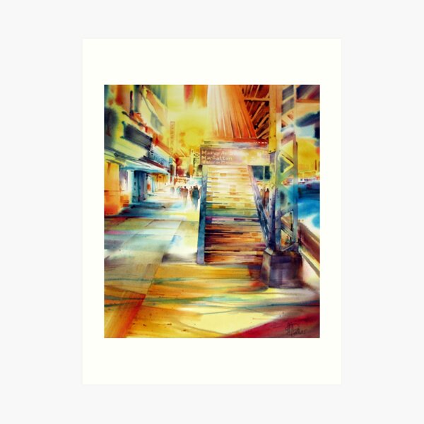 Marcy Station Art Print
