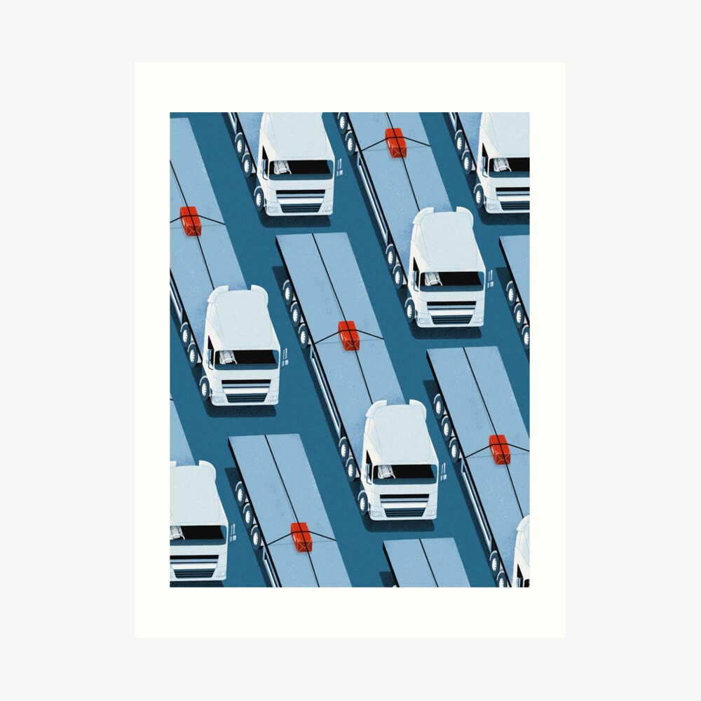 Tiny Delivery Art Print