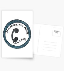 Answered the Phone Postcards