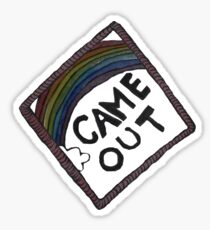 Came Out Achievement Badge Sticker