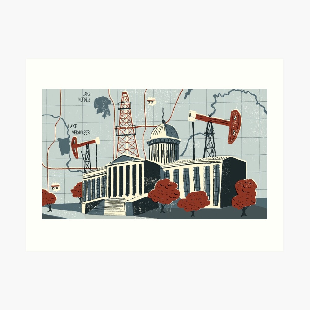 Oklahoma City Art Print