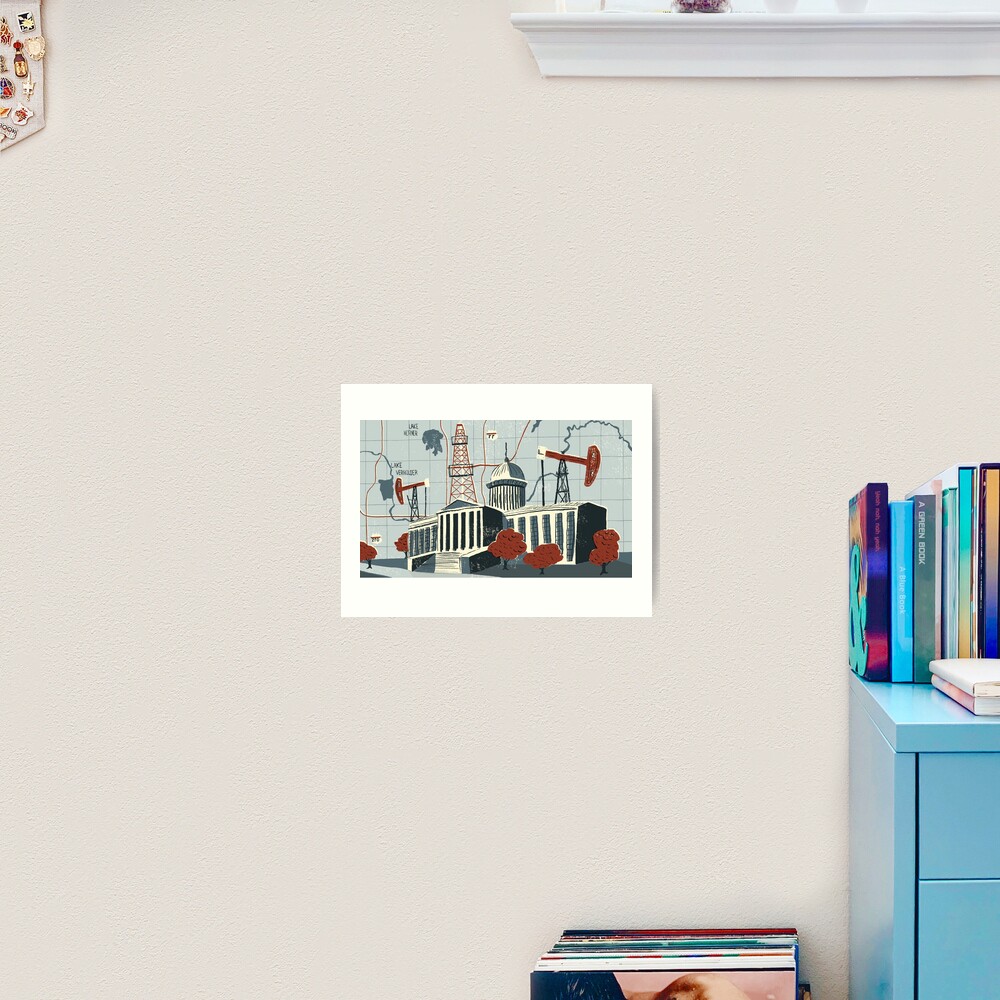 Oklahoma City Art Print