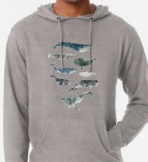 Sudadera con capucha ligera Ballenas