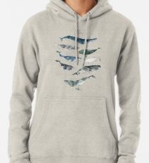 Sudadera con capucha Ballenas