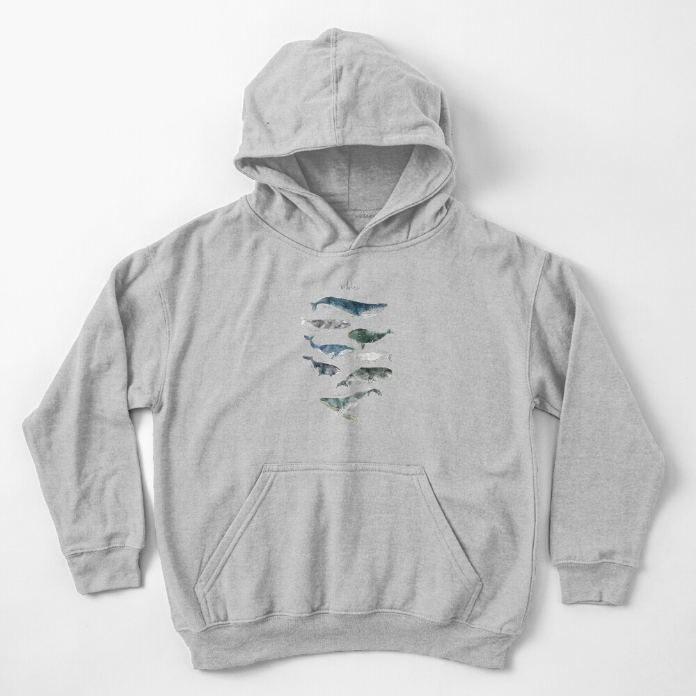 Whales Kids Pullover Hoodie