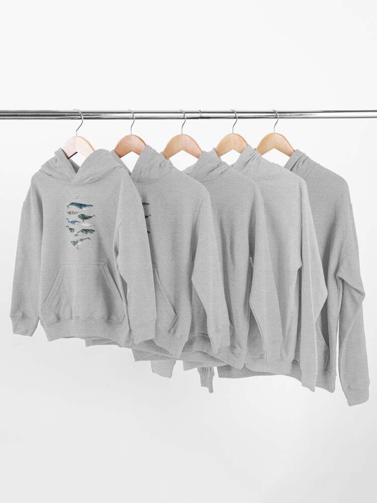 Alternate view of Whales Kids Pullover Hoodie
