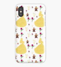 Beauty & The Beast Pattern iPhone Case