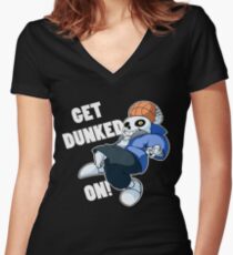 Sans - Undertale - GET GEFUNDEN! Tailliertes T-Shirt mit V-Ausschnitt