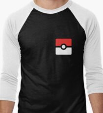 Pokeball square Men's Baseball ¾ T-Shirt