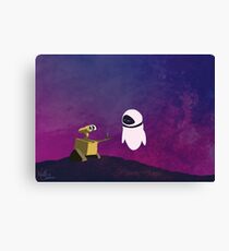 Wall-e minimal pop art design Canvas Print