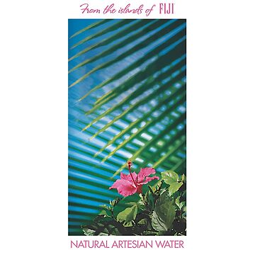 Aesthetic Fiji Water Bottle! Art Board Print for Sale by PennySoda