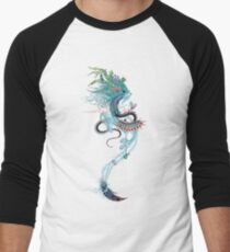 Camiseta ¾ bicolor para hombre Espíritu de viaje (armiño)