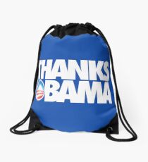 THANKS OBAMA Drawstring Bag