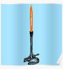 Bunsen Burner Poster